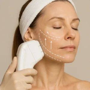 Woman having HI-FU to reduce wrinkles call LA LIPO Greater London (Newham) Now!